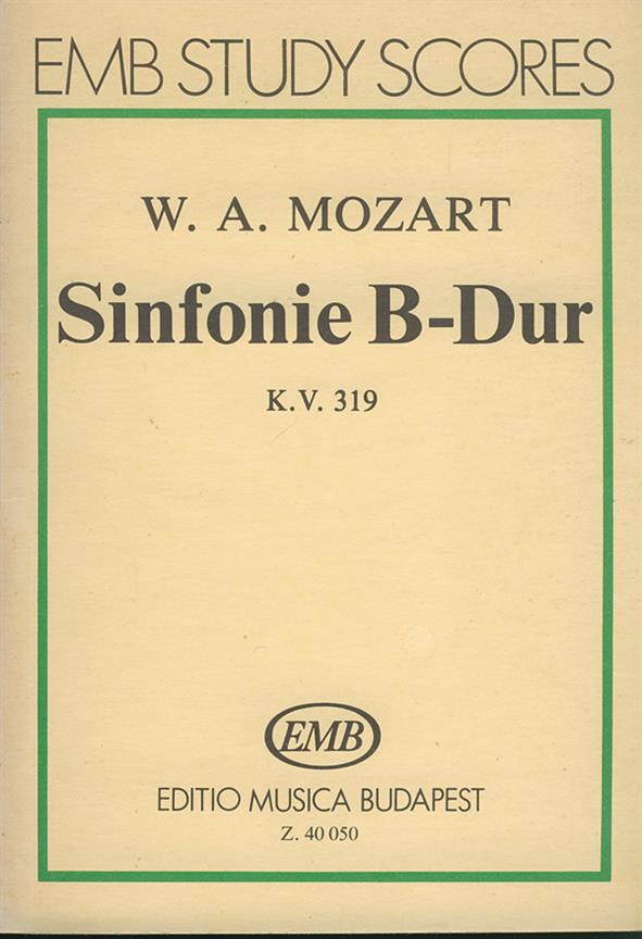 Mozart: Sinfonie B-Dur, KV 319