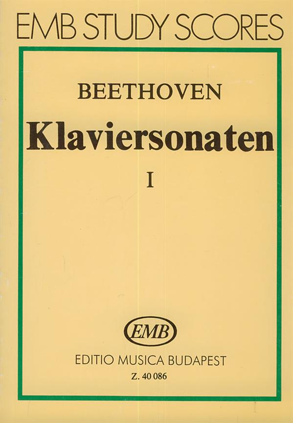 Beethoven: Piano Sonatas 1 (Studiepartituur)