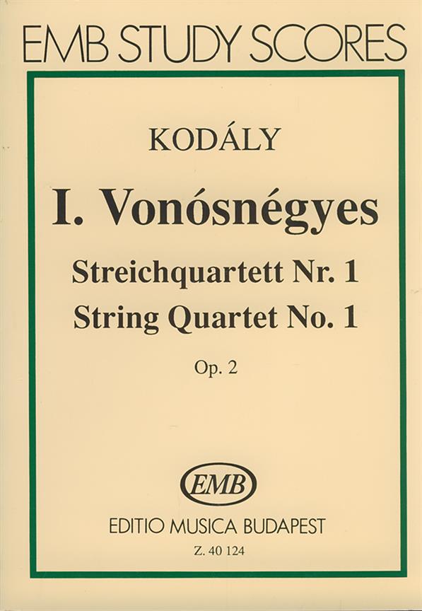 Kodály: String Quartet No. 1