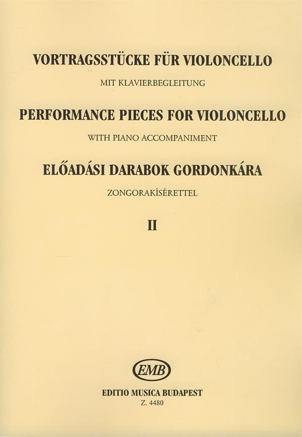 Csáth: Performancee Pieces for violoncello with piano accompaniment 2