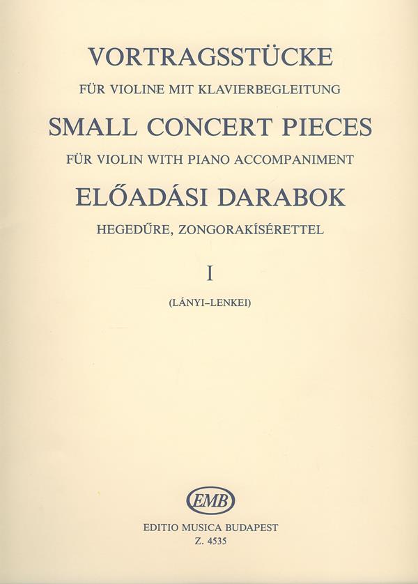 Lányi: Small concert pieces 1