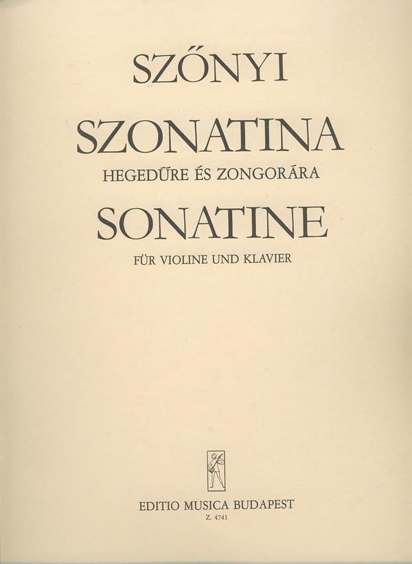 Szőnyi: Sonatina