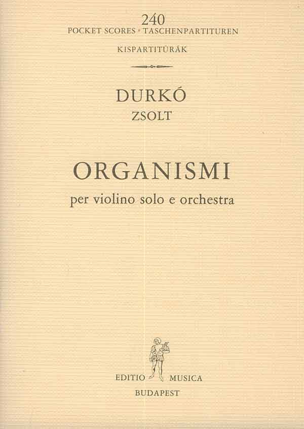 Durkó: Organismi