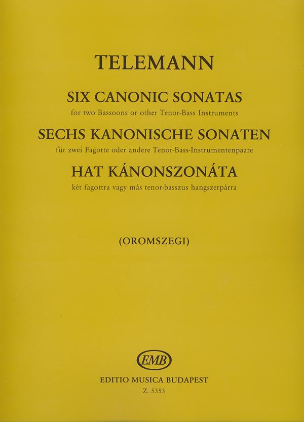 Telemann: Six Canonic Sonatas