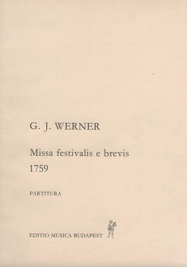 Werner: Missa festivalis e brevis