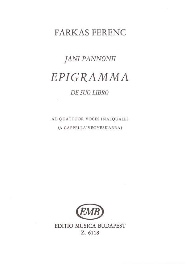 Farkas: Epigramma