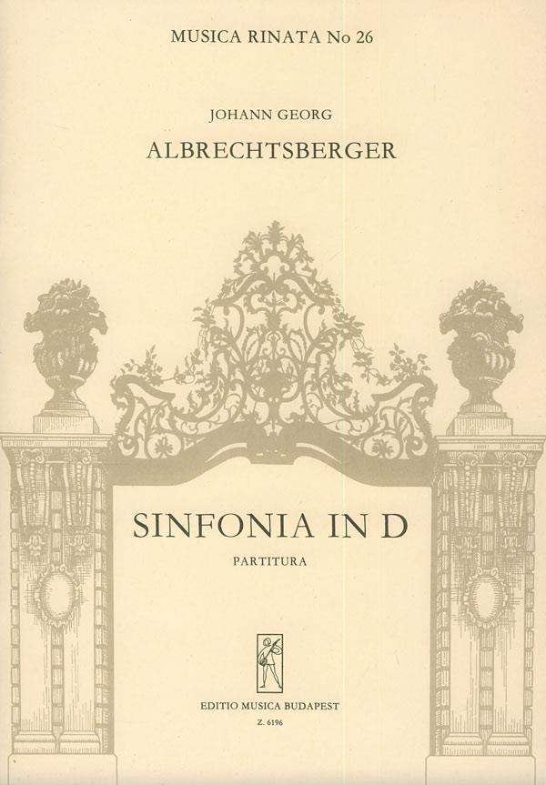 J.G. Albrechtsberger Johann Georg: Sinfonia in D