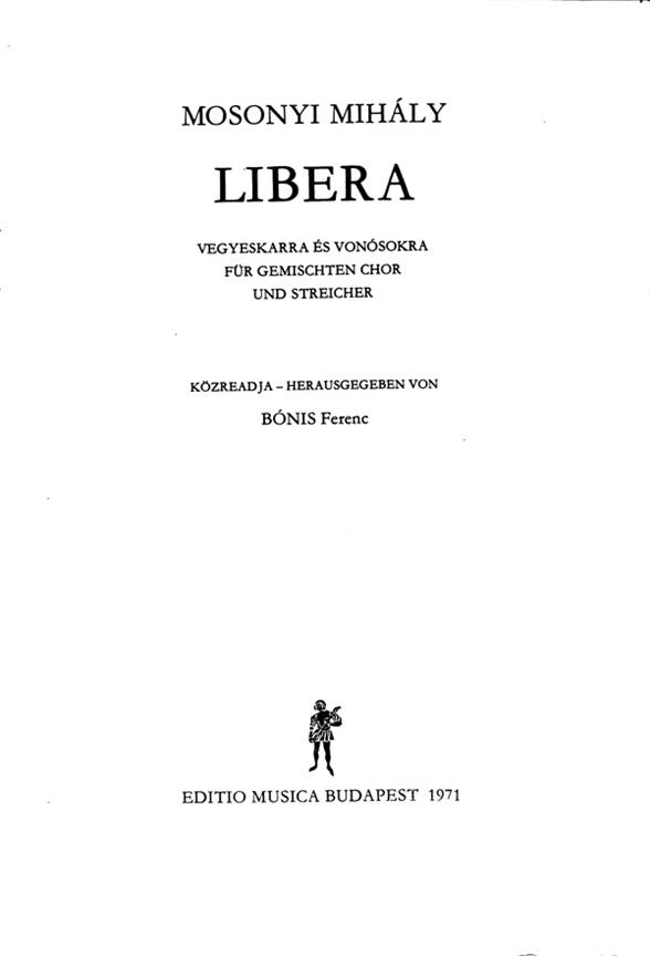 Mosonyi: Libera