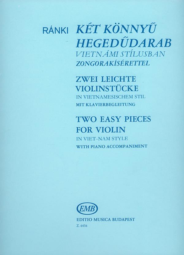 Ránki: Two Easy Pieces for Violin
