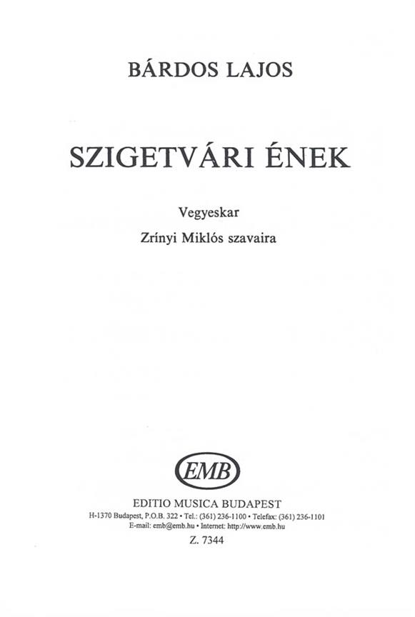 Szigetvári ének