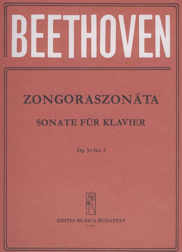 Beethoven: Klaviersonaten in Einzelausgaben (Weiner)(op. 31 Nr. 2, D-Moll)