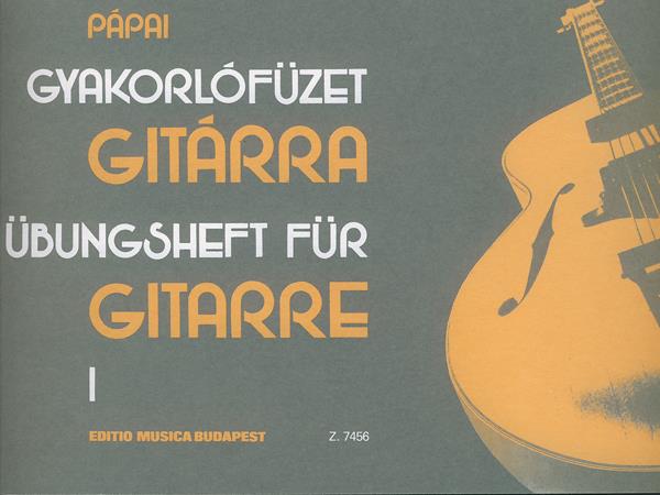 György Pápai: Übungsheft fuer Gitarre