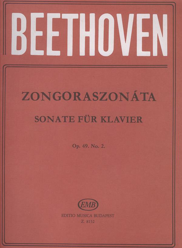 Beethoven: Klaviersonaten in Einzelausgaben (Weiner)(op. 49 Nr. 2, G-dur)