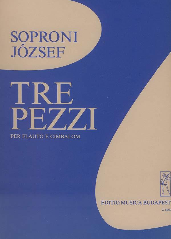 József Soproni: Tre pezzi per flauto e cimbalom(für Flöte und Cembalo)