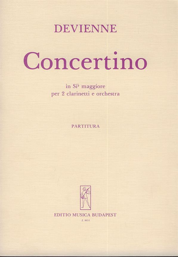 François Devienne_Mihaly Hajdu_György Balassa: Concertino In Sib Maggiore Per 2 Clarinetti E Or