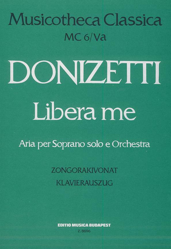 Gaetano Donizetti: Libera Me Oratorium Piano Score
