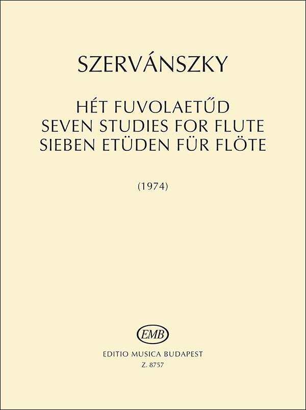 Endre Szervánszky: Sieben Etüden Fur Flöte