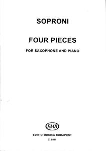 József Soproni: Vier Stücke(fuer Saxophon und Klavier)