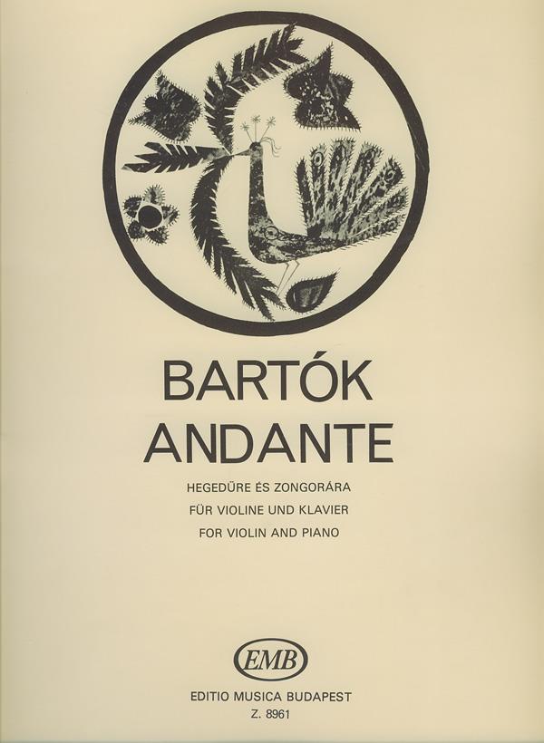 Béla Bartók: Andante for Violine und Klavier(for Violine und Klavier)
