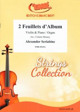 2 Feuillets d'Album