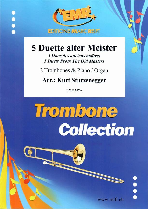 Kurt Sturzenegger: 5 Duette Alter Meister (2 Trombone)
