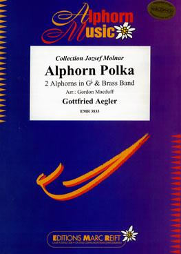 Gottfried Aegler: Alphorn Polka (2 Alphorns in Gb Solo)