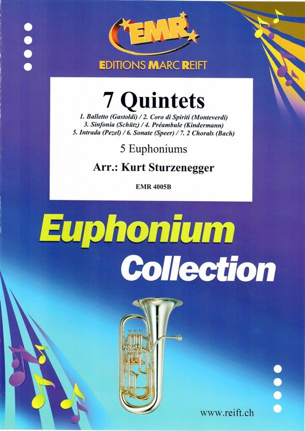 7 Quintettes de la Renaissance et du Baroque