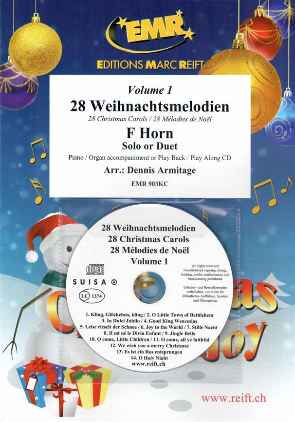 Dennis Armitage: 28 Weihnachtsmelodien Vol. 1