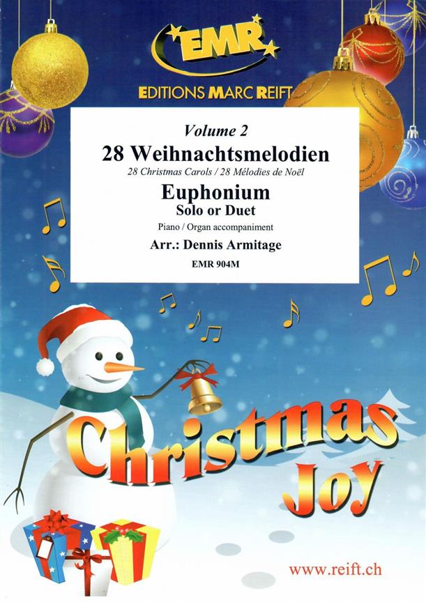 Euphonium: 28 Weihnachtsmelodien Vol. 2