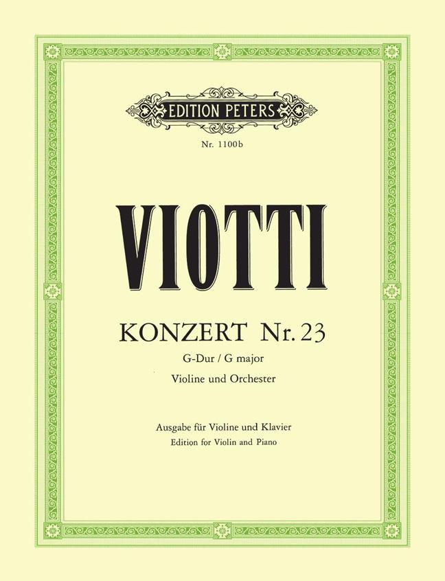 Viotti: Concert Op. 23 G 