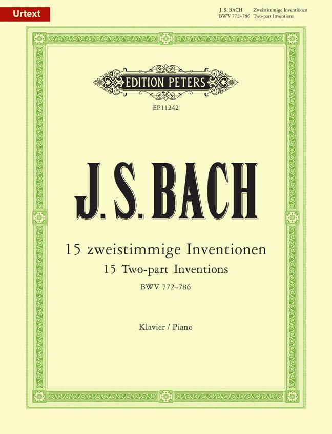 Bach: 15 Two-part Inventions - BWV 772-786
