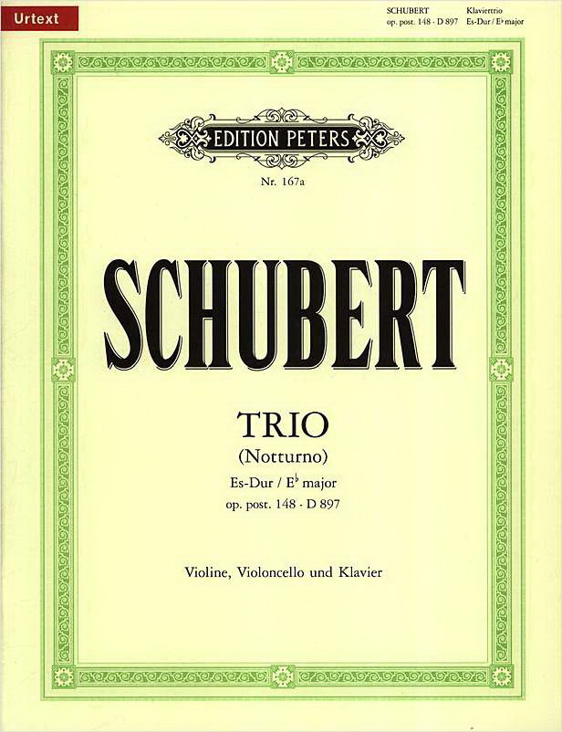 Schubert: Trio Es-Dur op. post. 148 D 897 -Urtext- (Notturno)