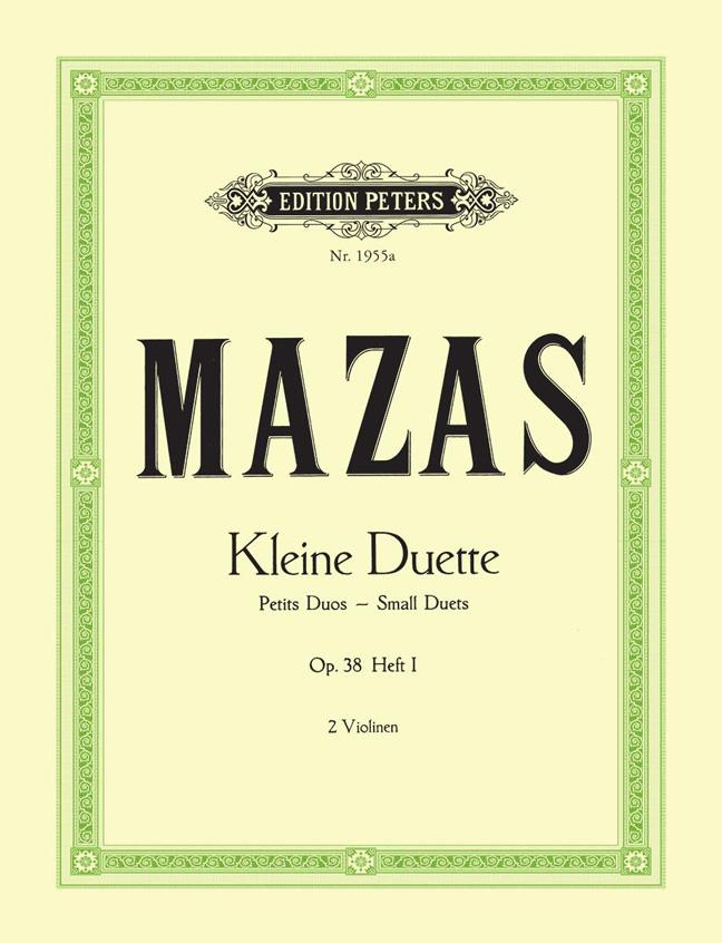 Mazas: Kleine Duette 1 Op. 38 (Viool)