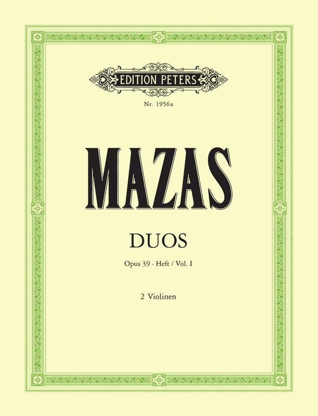 Mazas: 6 Duos 1 Opus 39 