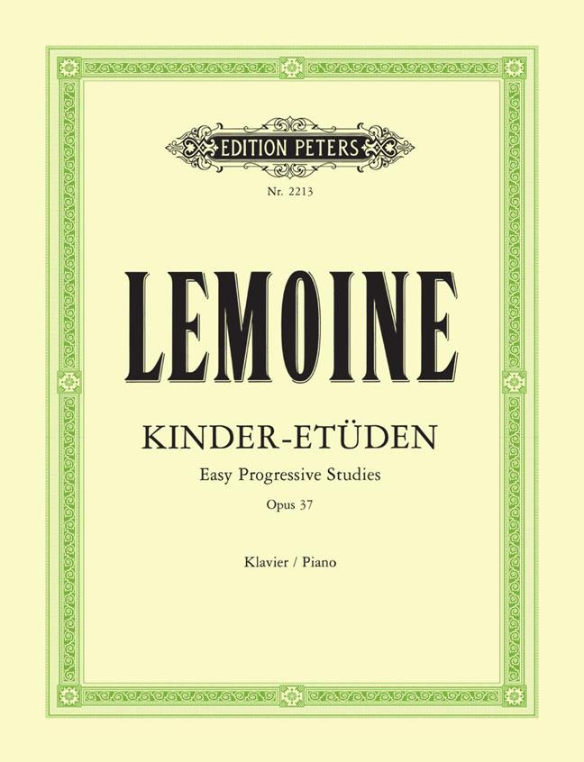 Lemoine: Kinderetuden Op.37