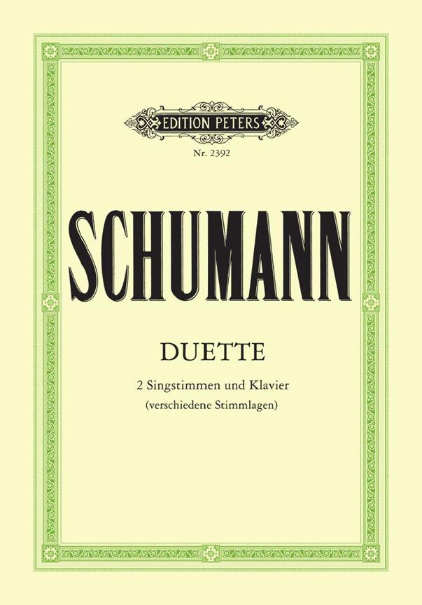Robert Schumann: 34 Duette