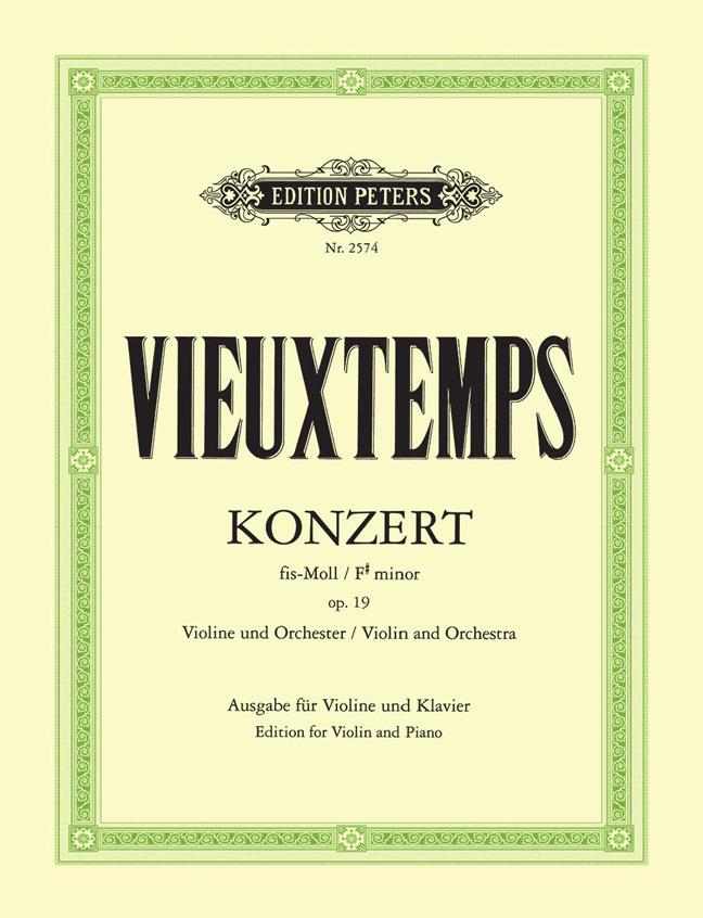 Henri Vieuxtemps: Concerto No.2 in F# minor Opus 19