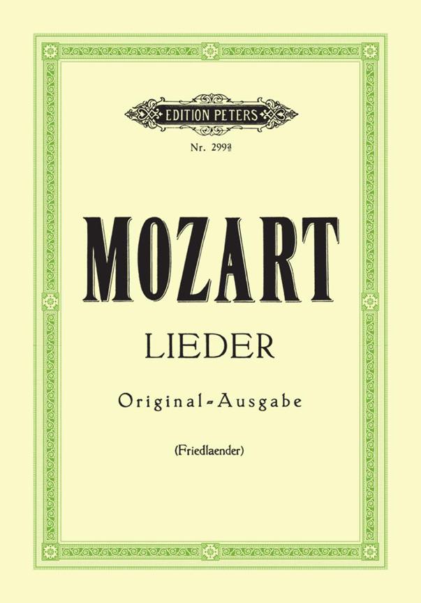 Wolfgang Amadeus Mozart: Lieder (Sopraan, Piano)