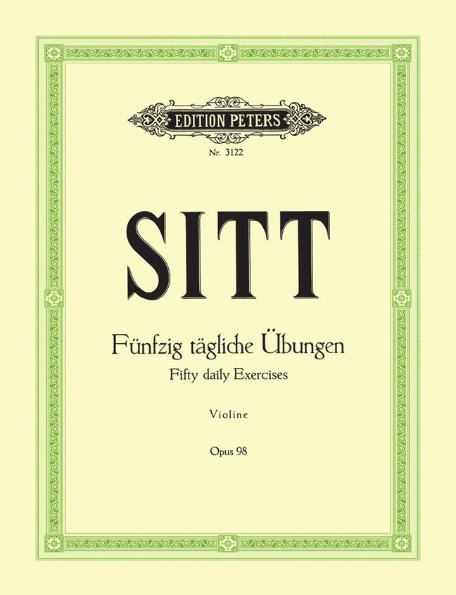 Hans Sitt: 50 Daily Exercises Opus98