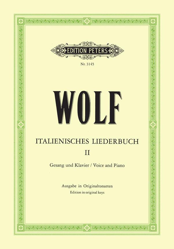 Hugo Wolf: Italian Lyrics: 46 Songs Vol.2