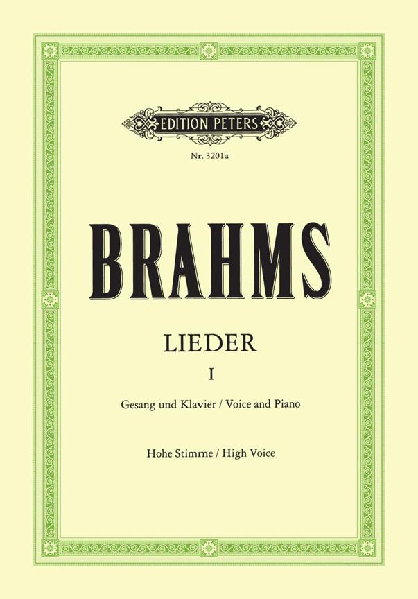 Brahms: Lieder Band 1 -51 Ausgewaehlte Lieder (Sopraan)
