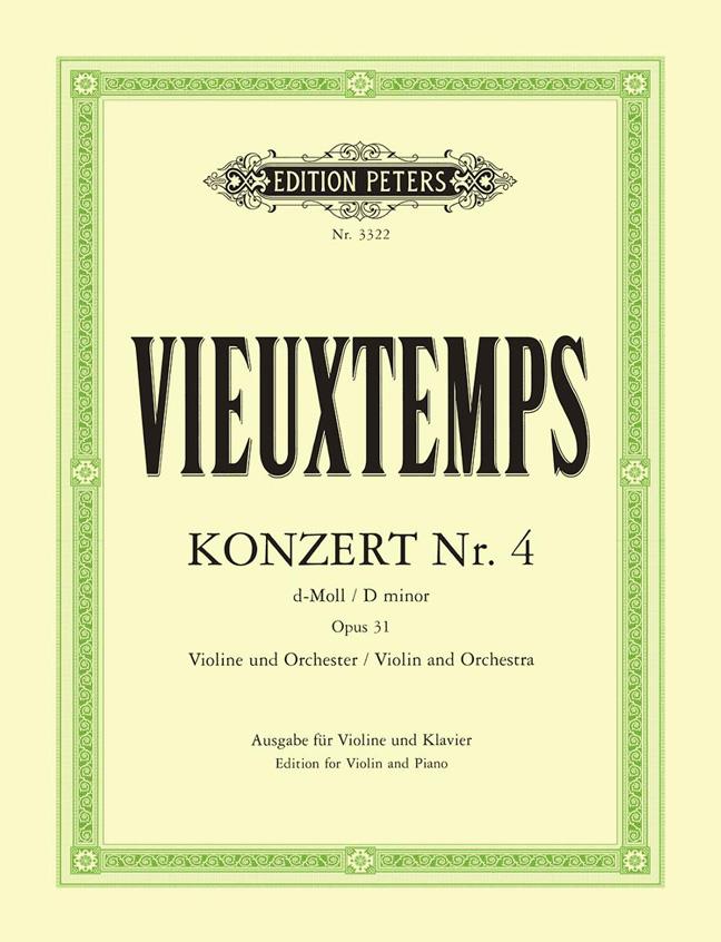 Henri Vieuxtemps: Concerto No.4 in D minor Op.31
