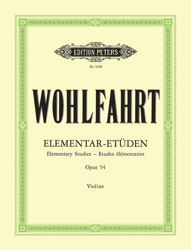 Franz Wohlfahrt: Elementar Etuden Op. 54