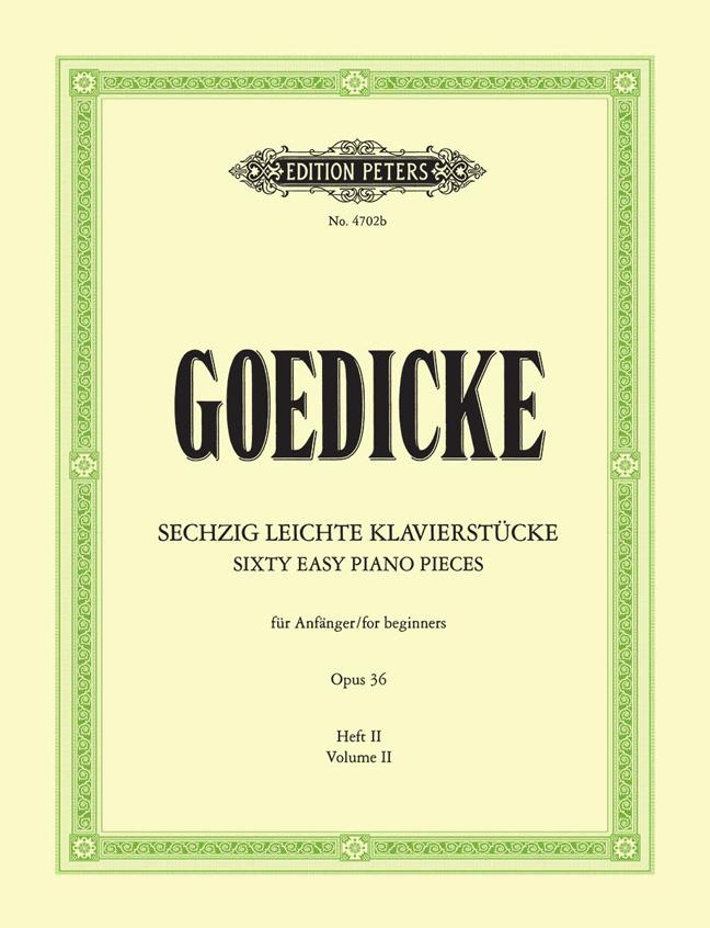 Goedicke: Sechzig Leichte Klavierstucke Op. 36 2