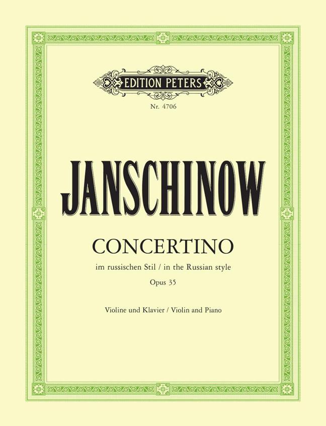 Janschinow: Concertino im russischen Stil op. 35 