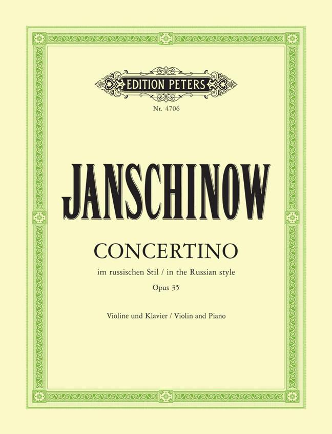 Janschinow: Concertino im russischen Stil op. 35