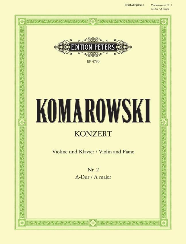Komarowski: Konzert Nr. 2 A-Dur
