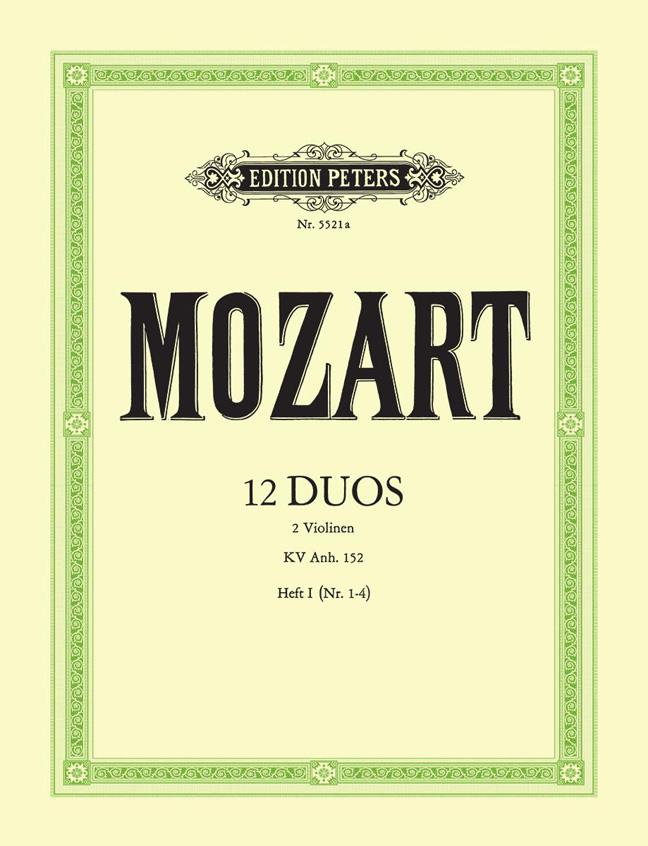 Mozart: 12 Duos - Band 1 KV Anh. 152