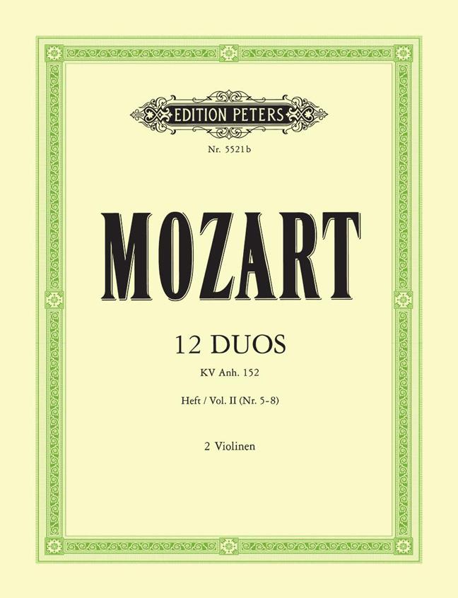 Mozart: 12 Duos Band 2 KV Ant. 152