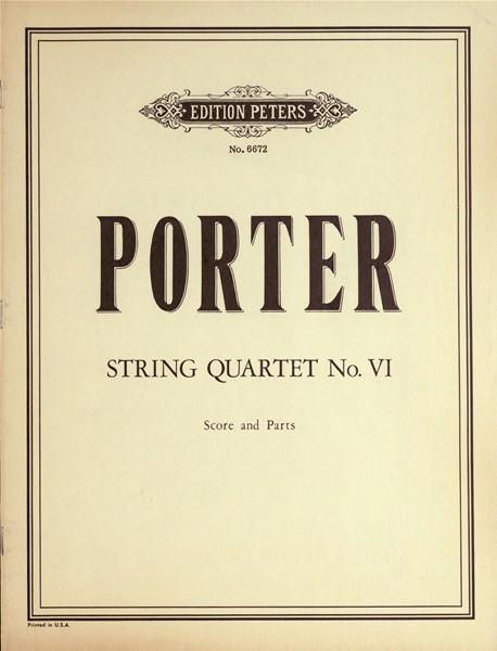 Quincy Porter: String Quartet No. 6